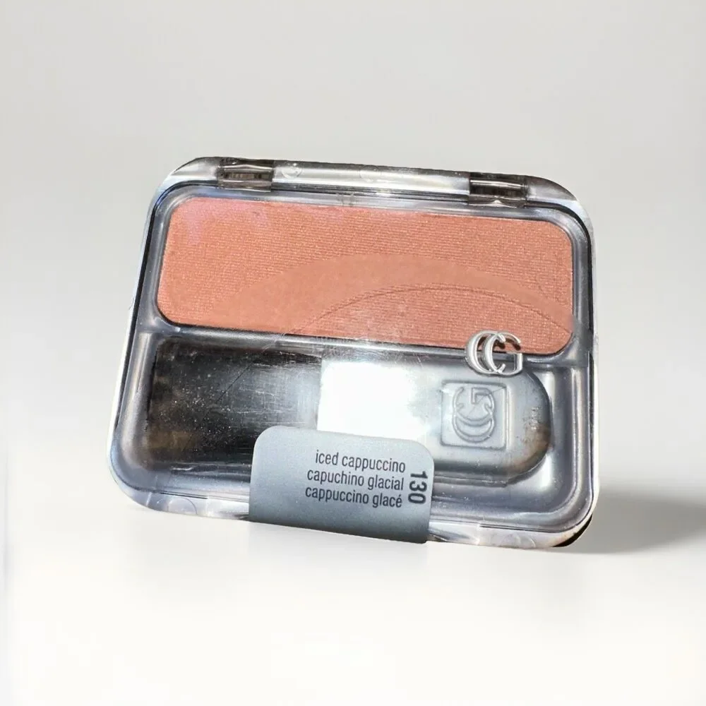 CoverGirl Cheekers Powder Blush Iced Cappuccino 130 New Sealed 12 oz Blusher y2k